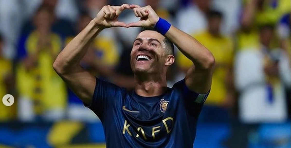 Selebrasi Baru Cristiano Ronaldo Bikin Warga Arab Bangga